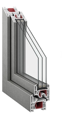 Κουφώματα συνθετικά PVC KÖMMERLING 76 MD