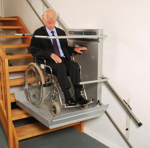 Stair lifts with platform - Seat Lifting Systems for disabled people