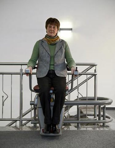Stair lifts-elevators with chair for disabled people - Lifting Systems with Seat for disabled people