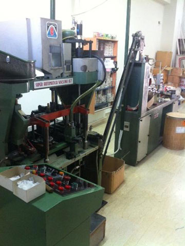 Production of cartridges