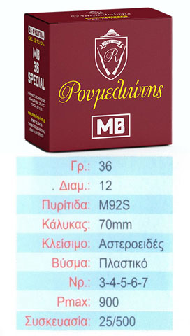 Cartridges MB 36 Special