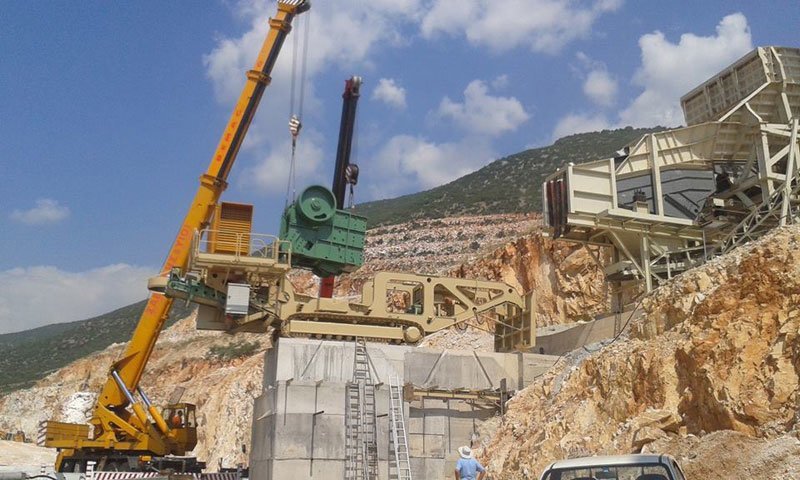 Τοποθέτηση σπαστήρα 70 τόνων