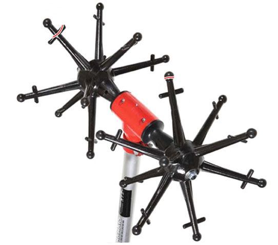 Electric “sea urchin” harvesting rod