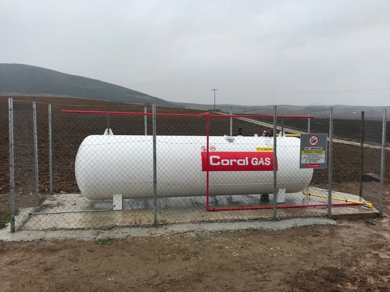 Δεξαμενή υγραερίου Coral Gas