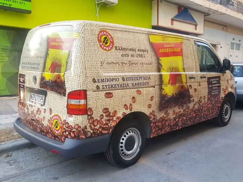 Ολική κάλυψη οχήματος με ψηφιακή εκτύπωση σε cast βινύλιο αυτοκόλλητο