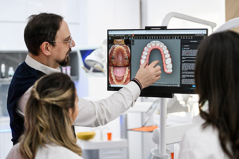 3D απεικόνιση ορθοδοντικής παρέμβασης πριν την έναρξη της θεραπείας