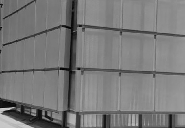 Κάλυψη κλιματιστικών μονάδων με διάτρητα panels - Αριστοτέλειο Πανεπιστήμιο