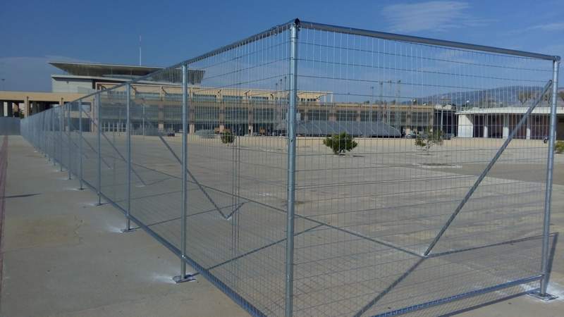 Περίφραξη ενισχυμένου τύπου για μουσικό φεστιβάλ
