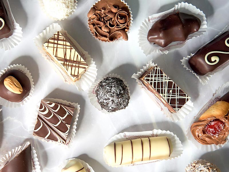 Various unwrapped treats