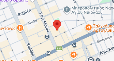 Location of business on map