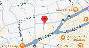 Location of business on map