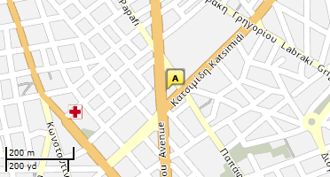Location of business on map