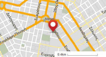 Location of business on map