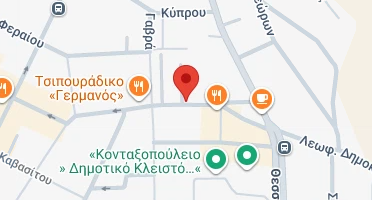 Location of business on map