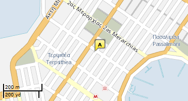 Location of business on map