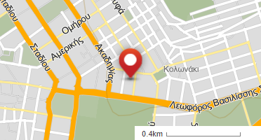 Location of business on map