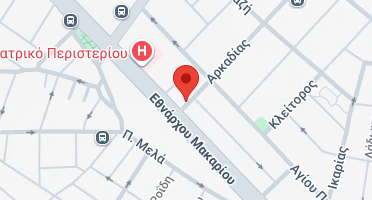 Location of business on map