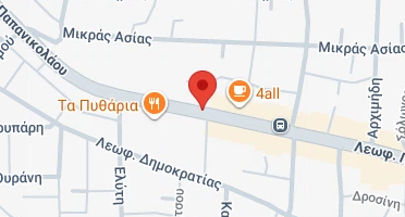 Location of business on map