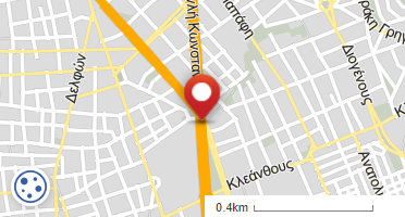 Location of business on map