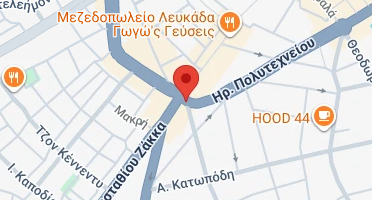 Location of business on map