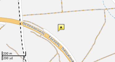 Location of business on map