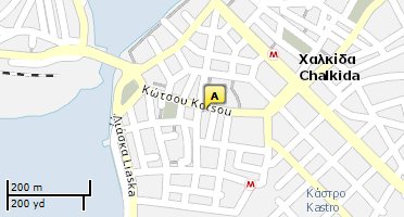 Location of business on map