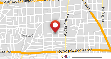 Location of business on map
