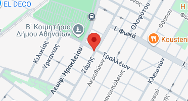 Location of business on map