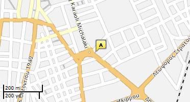 Location of business on map