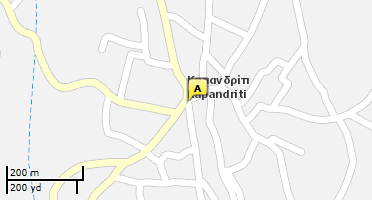Location of business on map