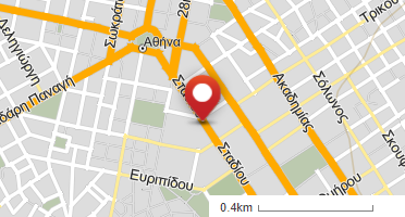 Location of business on map