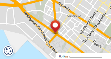 Location of business on map