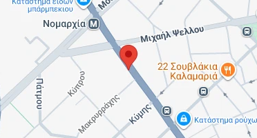 Location of business on map