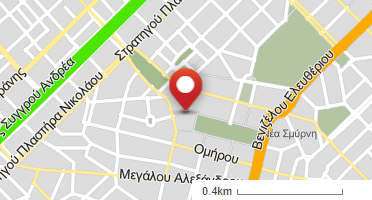 Location of business on map