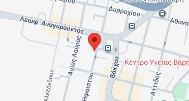 Location of business on map