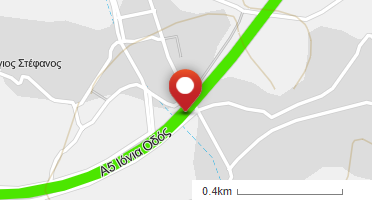 Location of business on map