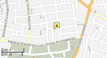 Location of business on map