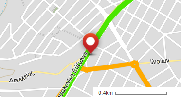 Location of business on map