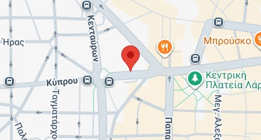 Location of business on map