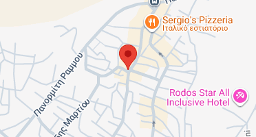 Location of business on map