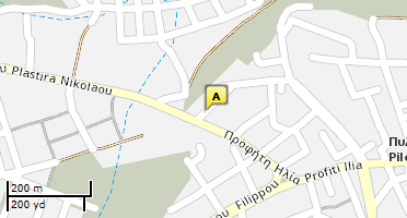 Location of business on map