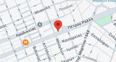 Location of business on map