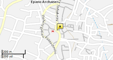 Χάρτης και σημείο της επιχείρησης