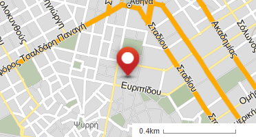 Location of business on map