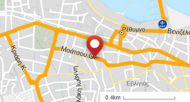 Location of business on map