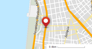 Location of business on map