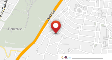Location of business on map