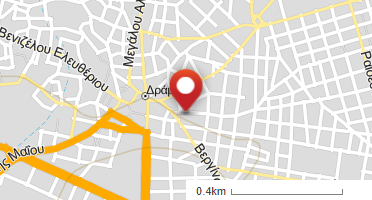 Location of business on map