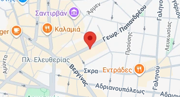 Location of business on map