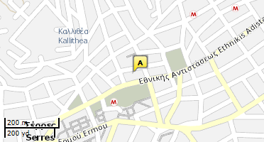 Χάρτης και σημείο της επιχείρησης